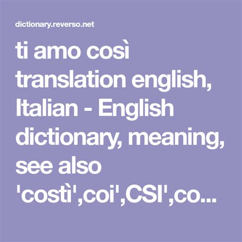 cosi translation to english|More.